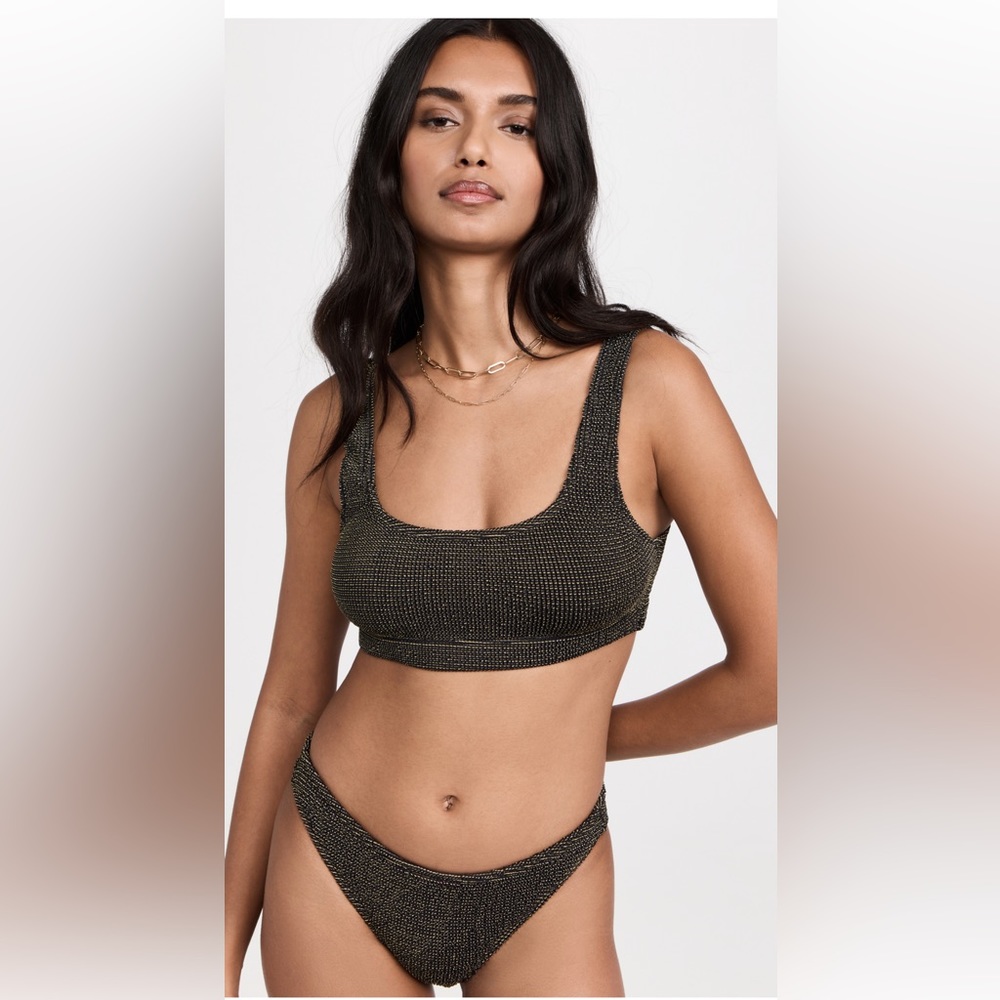 Good American Always Fits Scoop Bikini Top and Bottom